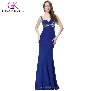 Grace Karin Hottest Beadings Sexy anmutige Meerjungfrau Abendkleid CL6096-4